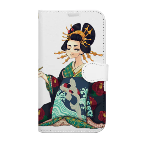 吉原の花魁「浮舟さん」 Book-Style Smartphone Case