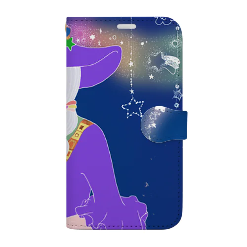 魔法使いの女の子 Book-Style Smartphone Case