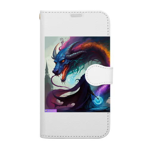 ドラゴンと魔法使い Book-Style Smartphone Case