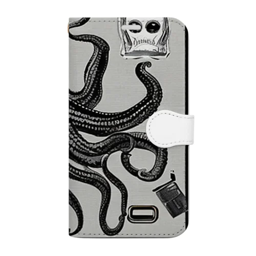 クレイジーオクトパス Book-Style Smartphone Case