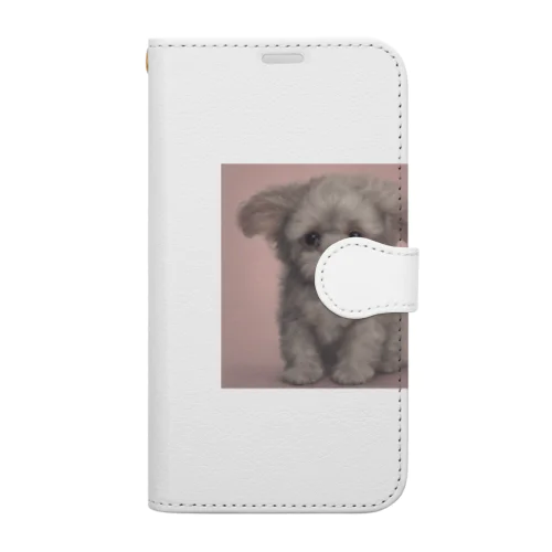 トイプードル　toy poodle Book-Style Smartphone Case