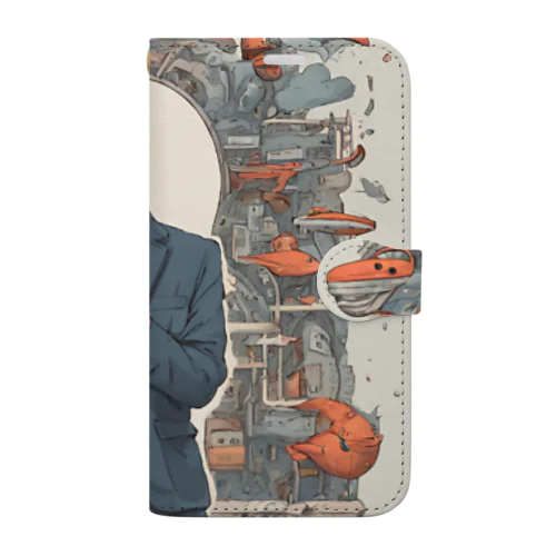 紳士 Book-Style Smartphone Case