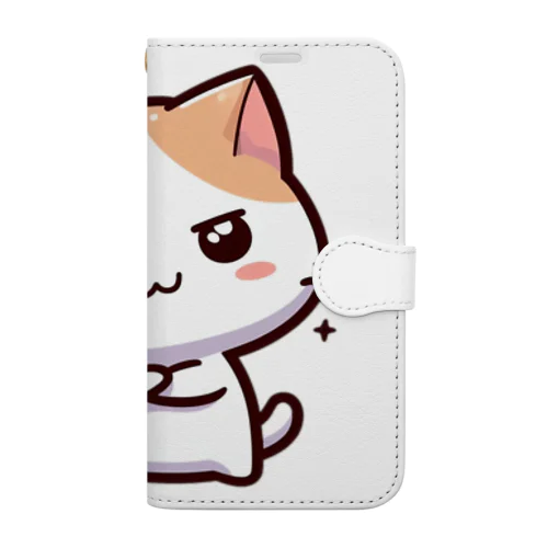 三毛猫ミケ Book-Style Smartphone Case