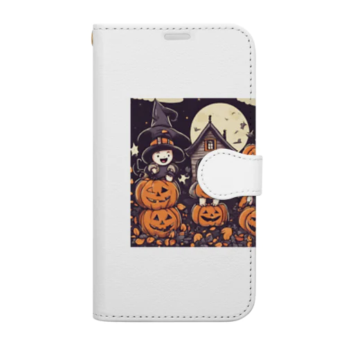 5歳のハロウィン Book-Style Smartphone Case