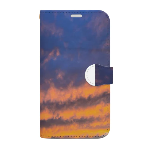 秋の空 Book-Style Smartphone Case