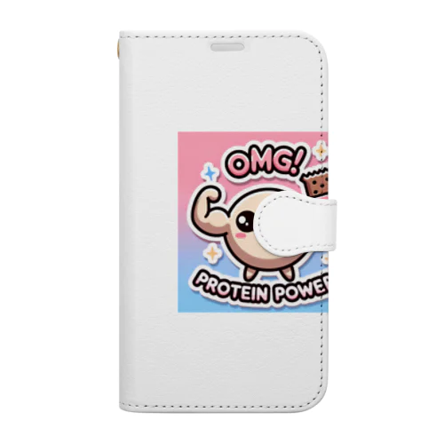 プロテインパワー Book-Style Smartphone Case