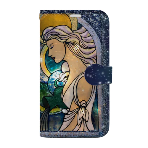 星座シリーズ・みずがめ座(タイプA) Book-Style Smartphone Case