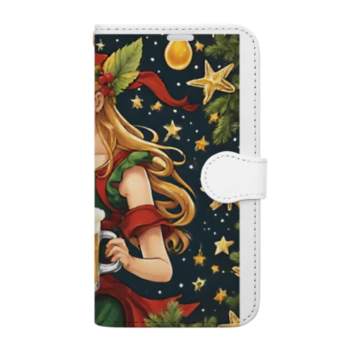 妖精さんと乾杯 Book-Style Smartphone Case