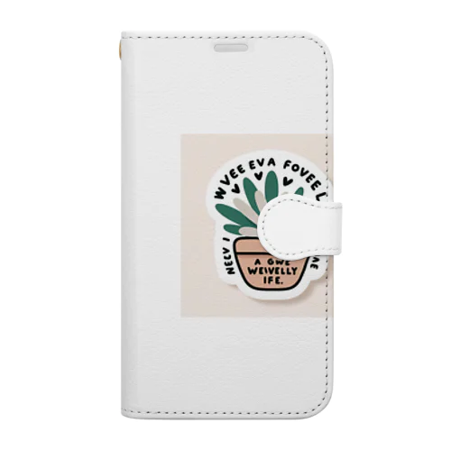 ミニマリストサキュレント Book-Style Smartphone Case