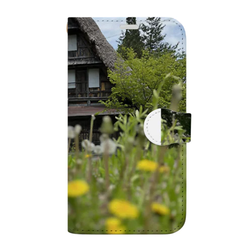 白川郷・五箇山の合掌造り集落 Book-Style Smartphone Case