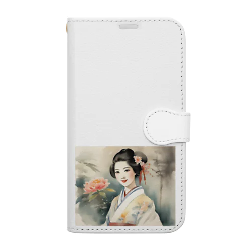 日本人女性魅 Book-Style Smartphone Case