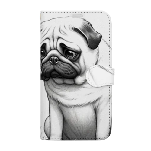 Pug's Gentle Touch Book-Style Smartphone Case