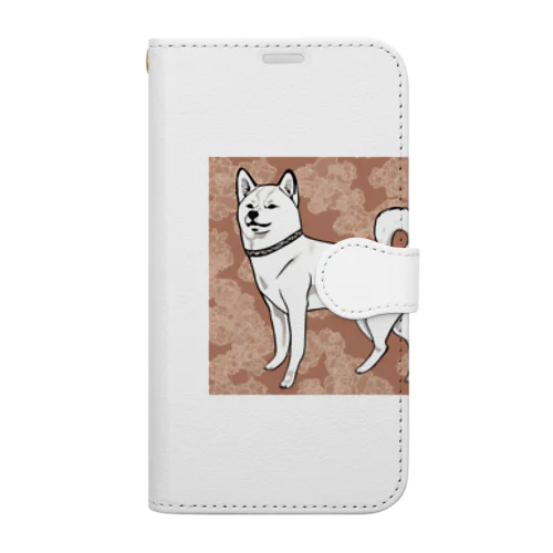 たそがれ＿北海道犬 Book-Style Smartphone Case