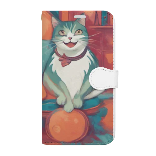 猫ちゃんグッズ Book-Style Smartphone Case