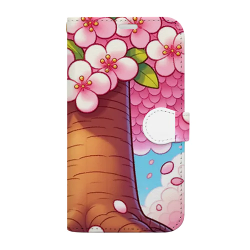 アニメ風の芝犬 Book-Style Smartphone Case