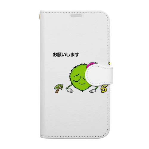 串カツの妖精クシニョロ（おねがいします） Book-Style Smartphone Case