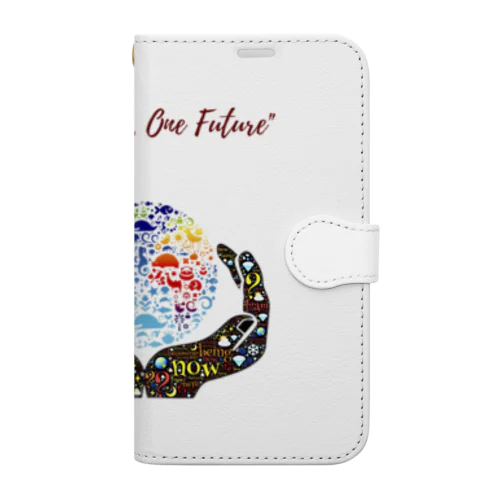 One Earth, One Future 手帳型スマホケース