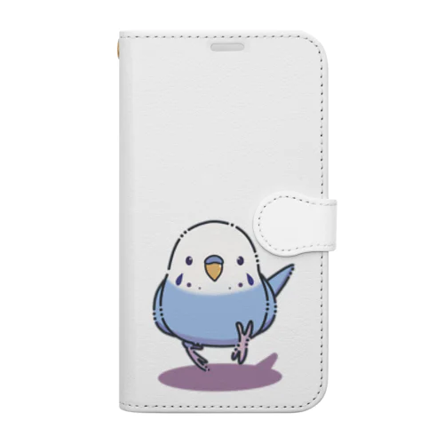 インコ走る Book-Style Smartphone Case