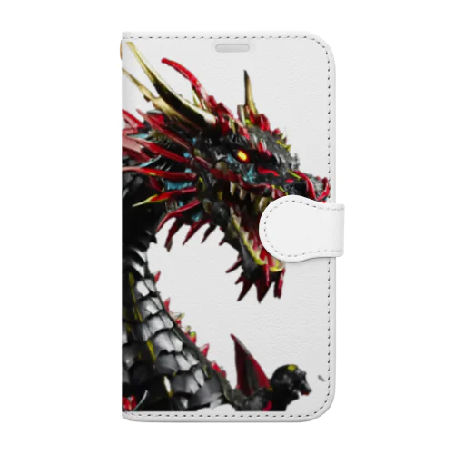 ブラックドラゴン Book-Style Smartphone Case