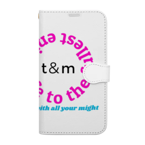 t&m enjoy life to the fullest Book-Style Smartphone Case