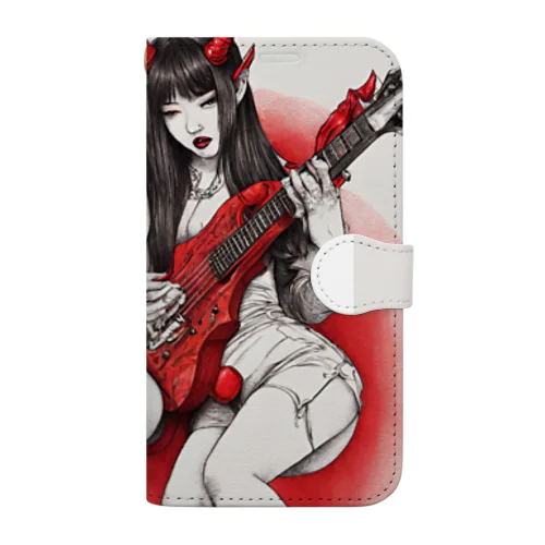 赤デビル女ダ・ゾーン Book-Style Smartphone Case