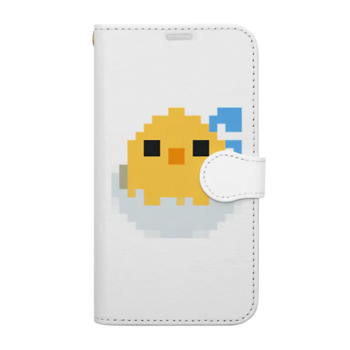 ドットひよこ Book-Style Smartphone Case