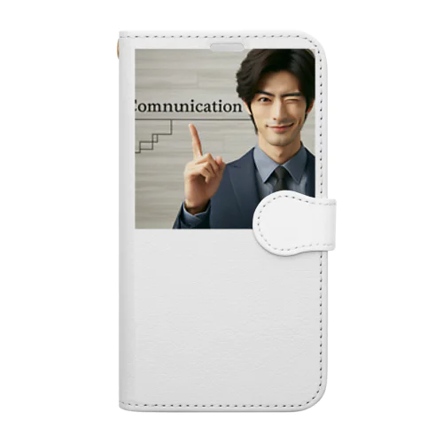 イケメンサラリーマン Book-Style Smartphone Case