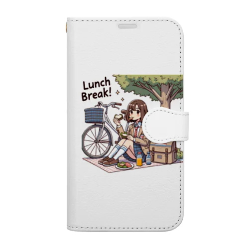 可愛い女子高生Misakiちゃん(チラりカットver.) Book-Style Smartphone Case