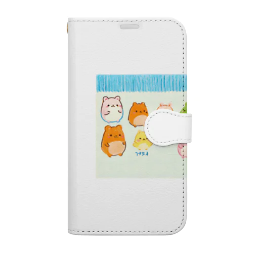 ずんぐりむっくり Book-Style Smartphone Case