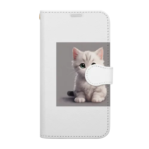 可愛い猫 Book-Style Smartphone Case