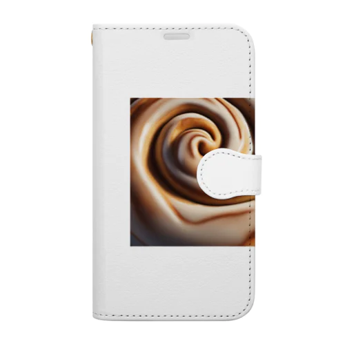 シナモンロール（Cinnamon Roll） Book-Style Smartphone Case