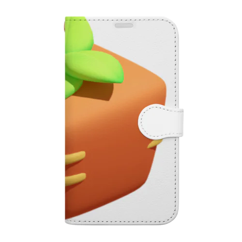 Cube Carrot Book-Style Smartphone Case