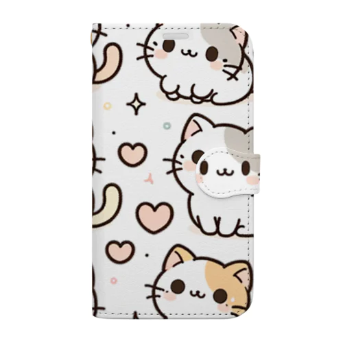 Kitty Love Galaxy Book-Style Smartphone Case