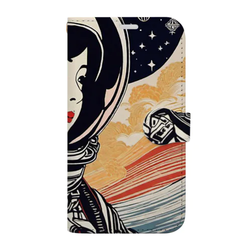 スペース芸子さん Book-Style Smartphone Case