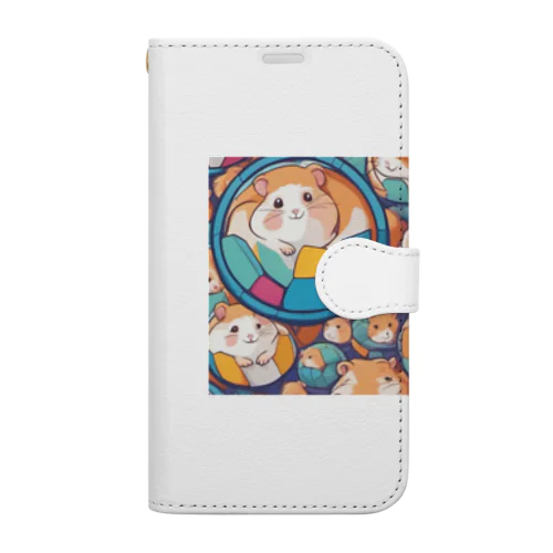 たくさんのハムスター Book-Style Smartphone Case