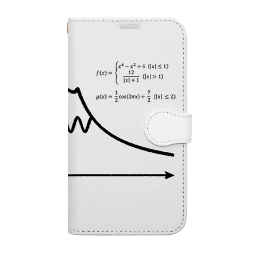 数学知ってマスー富士山関数 Book-Style Smartphone Case