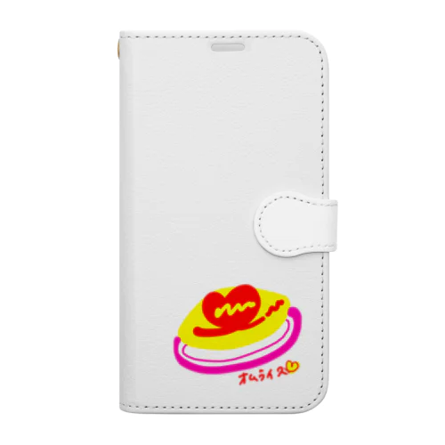 おいしいオムライス！食べた〜い！ Book-Style Smartphone Case