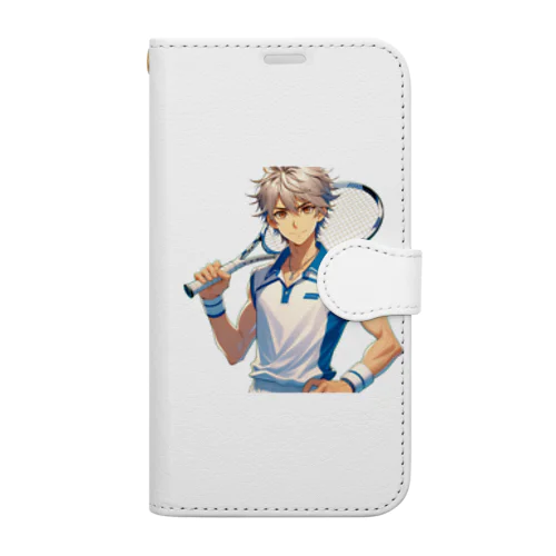 テニスプレイヤーTakashiくん Book-Style Smartphone Case