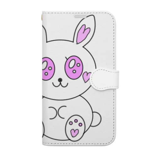 うるうるうさっ子 Book-Style Smartphone Case