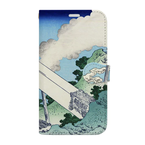 北斎「富嶽三十六景⑯　遠江山中」葛飾北斎の浮世絵 Book-Style Smartphone Case