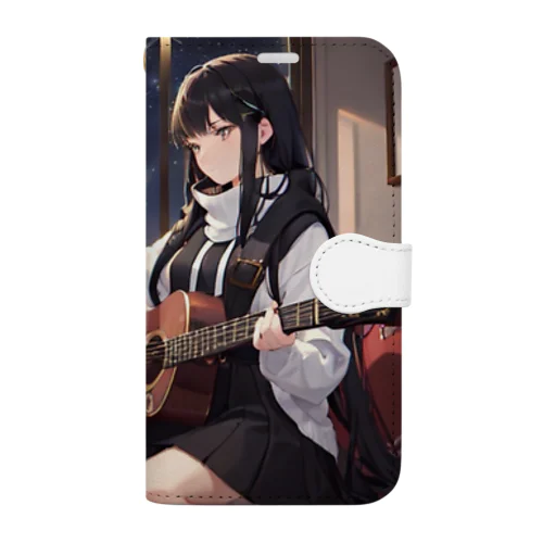 ギター少女　リオ Book-Style Smartphone Case