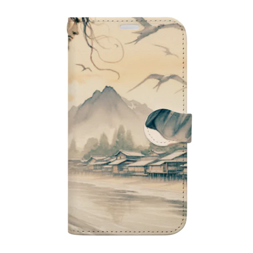 波乗侍 Book-Style Smartphone Case