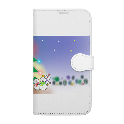 スノーマン② Book-Style Smartphone Case