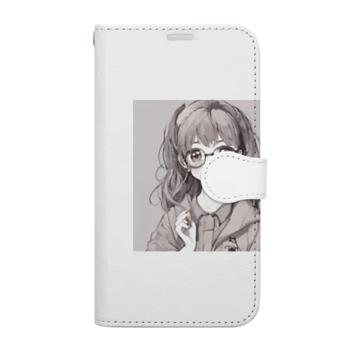 可愛い女の子 Book-Style Smartphone Case