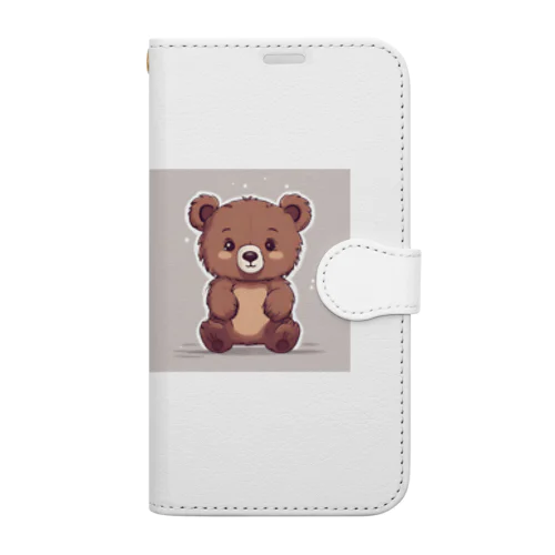 ほっこりクマグッズ Book-Style Smartphone Case