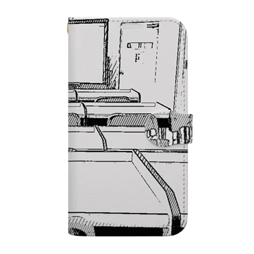 放課後の教室 Book-Style Smartphone Case