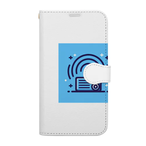 「電波に浸る私たちの心」 Book-Style Smartphone Case