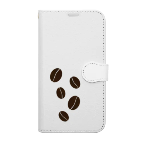  コーヒー豆 Book-Style Smartphone Case