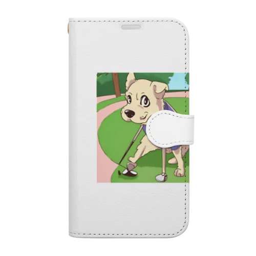 プロゴルファー犬 Book-Style Smartphone Case