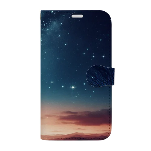 幻想的な夜空🌌 Book-Style Smartphone Case